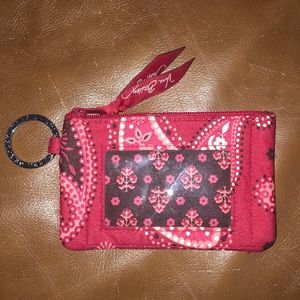 Vera Bradley red ID case- never used